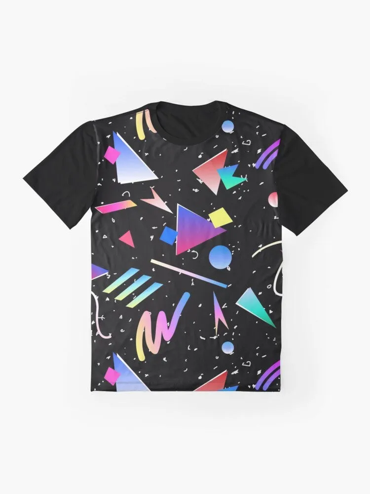 1980s 1990s Abstract Graphic T-Shirt: HELLO MEMPHIS