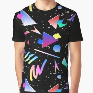 1980s 1990s Abstract Graphic T-Shirt: HELLO MEMPHIS