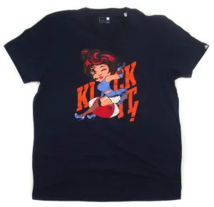 Adidas Mens Pin-up Navy T-Shirt