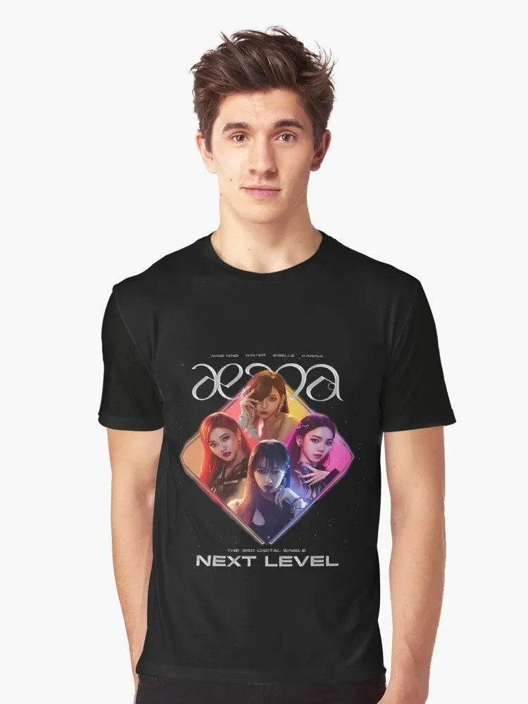 Aespa Lightstick Graphic T-Shirt