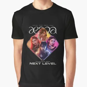 Aespa Lightstick Graphic T-Shirt