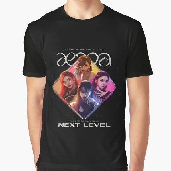 Aespa Lightstick Graphic T-Shirt