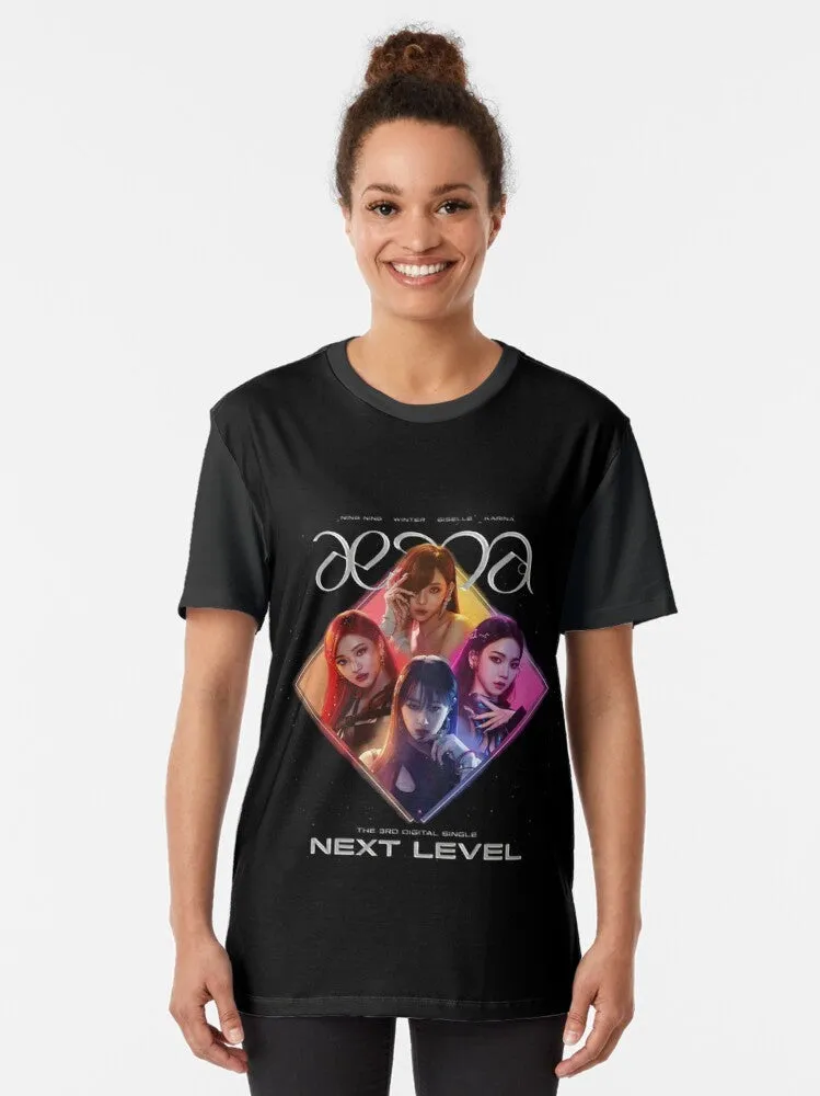 Aespa Lightstick Graphic T-Shirt