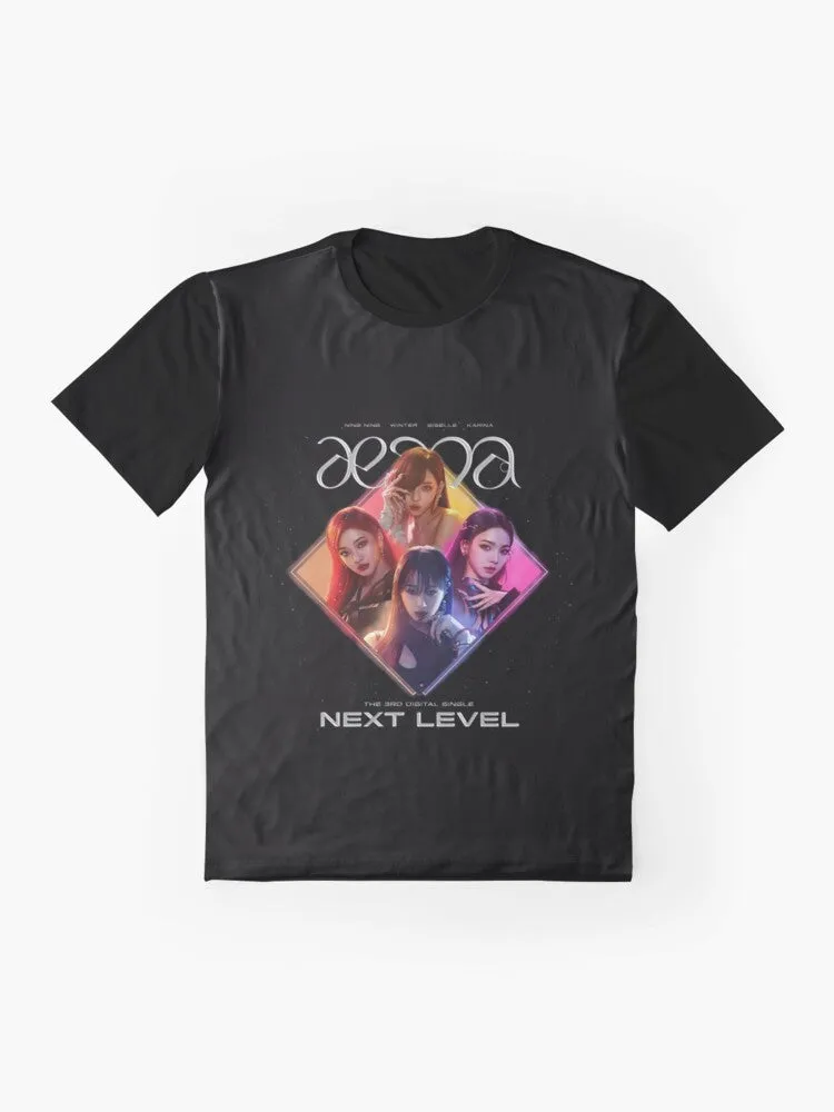 Aespa Lightstick Graphic T-Shirt