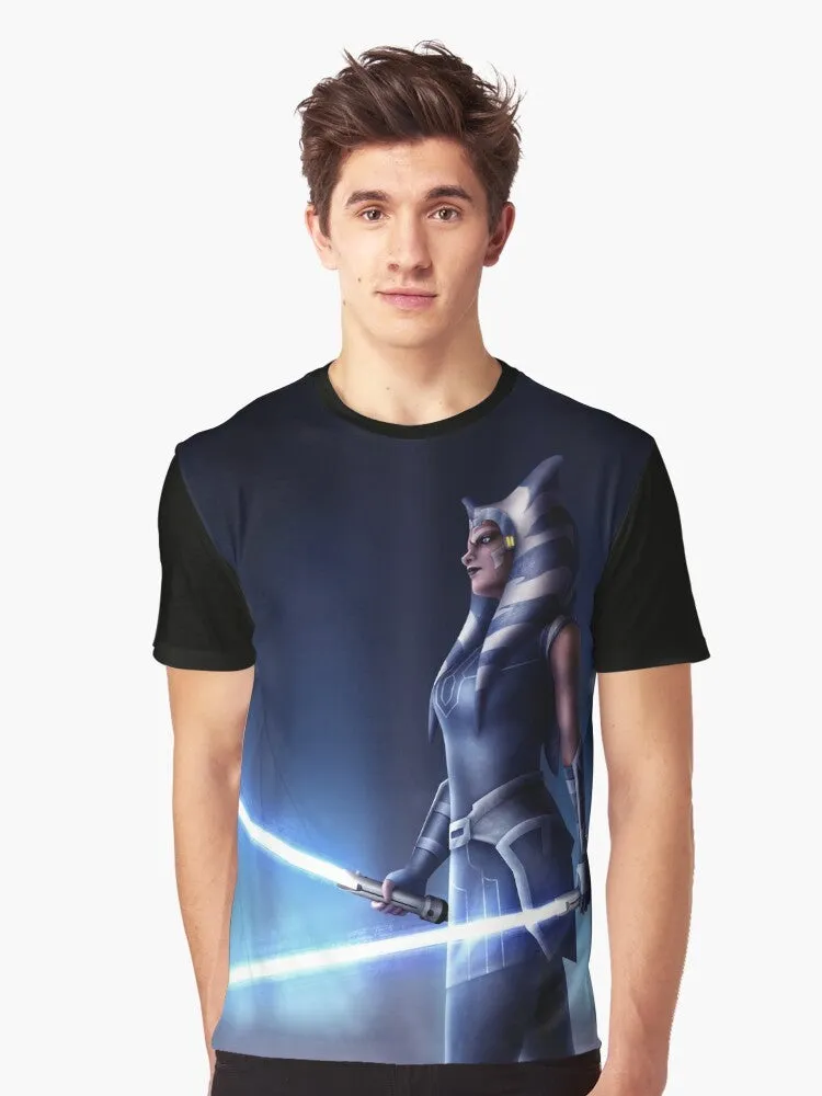 Ahsoka Tano Graphic T-Shirt - Star Wars Fan Art