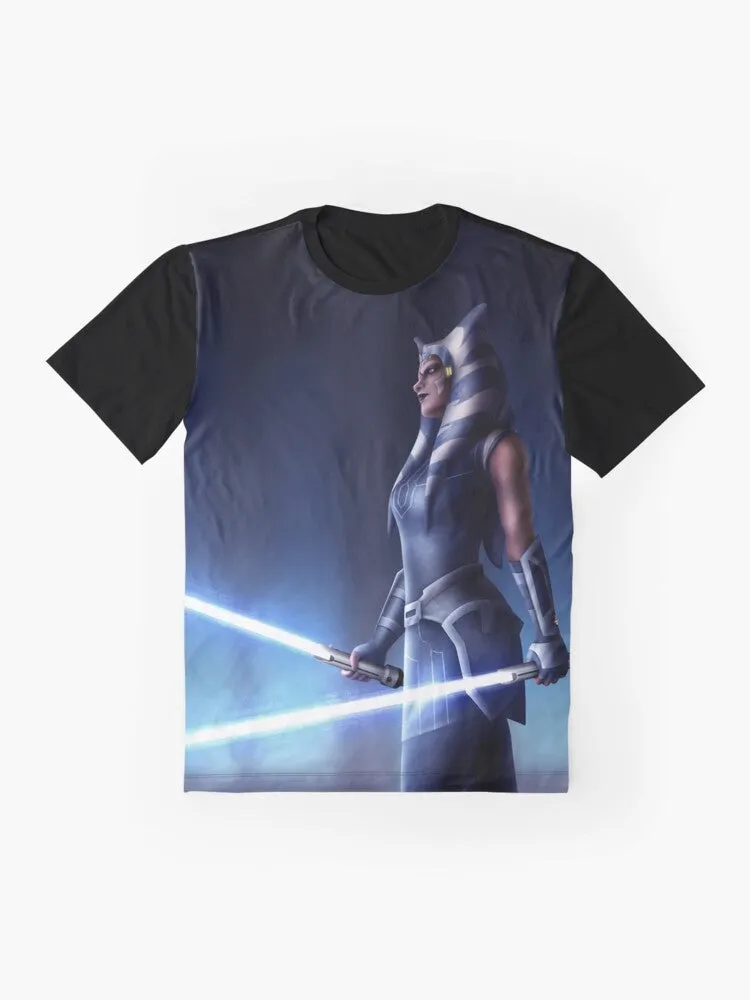 Ahsoka Tano Graphic T-Shirt - Star Wars Fan Art
