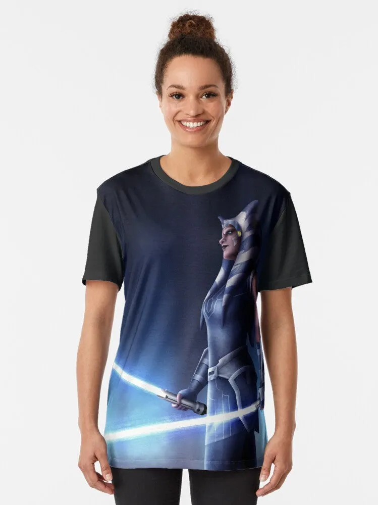 Ahsoka Tano Graphic T-Shirt - Star Wars Fan Art