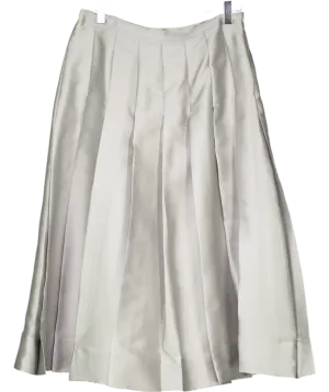 Arket Grey A-line Taffeta Skirt UK 8