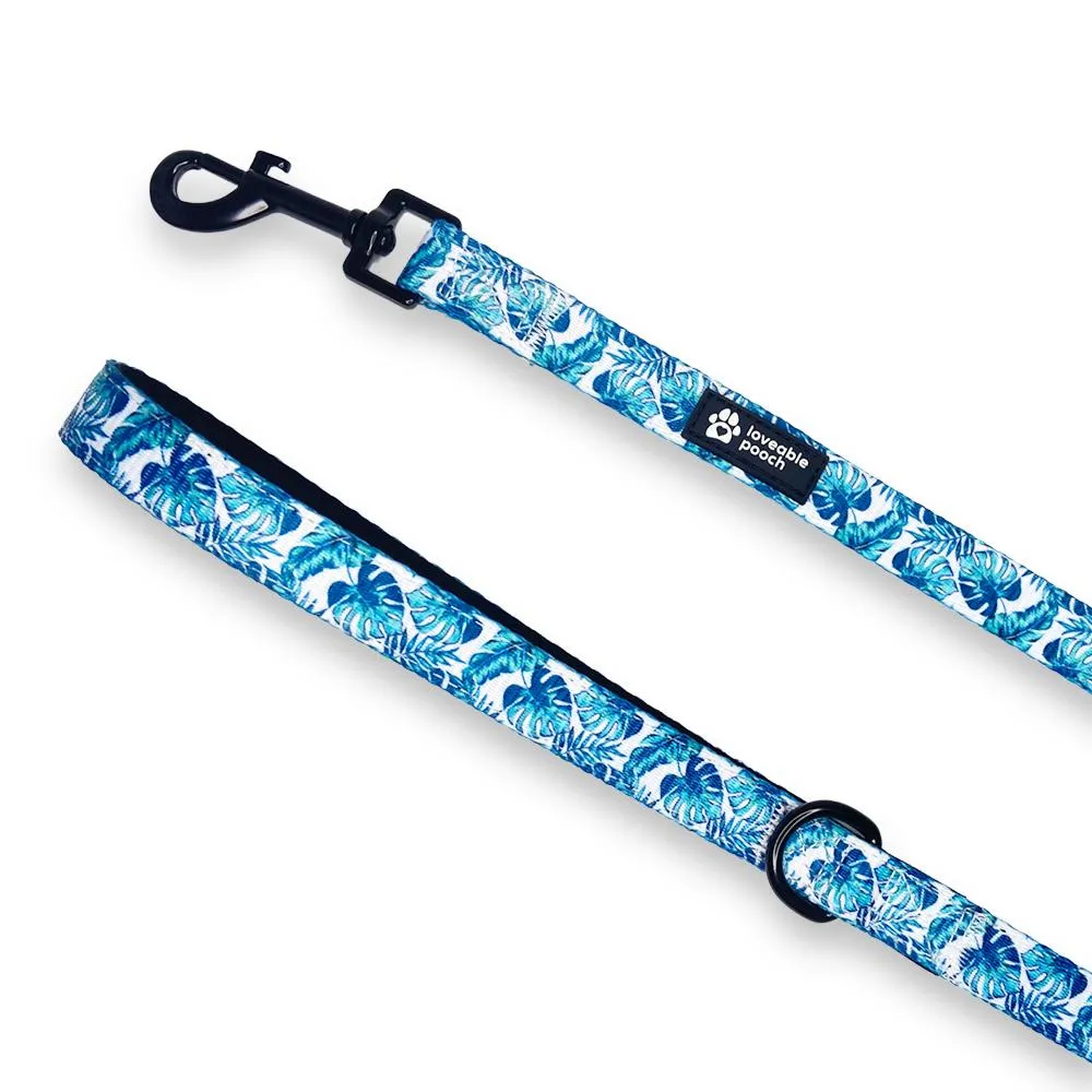 Beach Vibes Leash & Poop Bag Holder Set