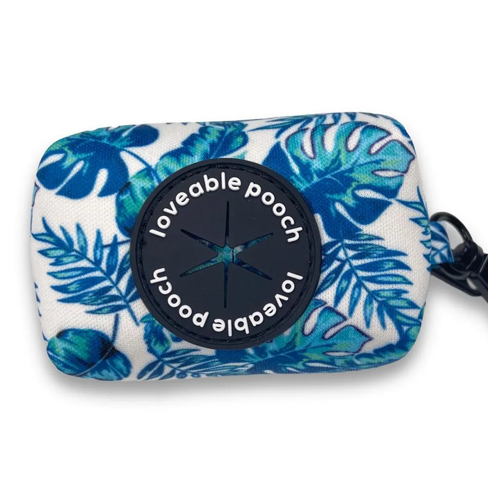 Beach Vibes Leash & Poop Bag Holder Set
