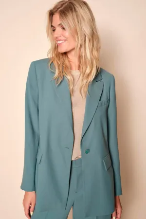 Bine Leia Blazer | Blue Spruce | Blazer fra Mos Mosh
