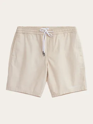 Boardwalk shorts with elastic waist - GOTS/Vegan - Light feather gray