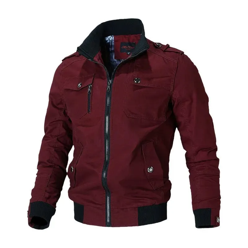 Casual Comfortable Windbreaker Bomber Jacket for Men | Perfect for Casual Days