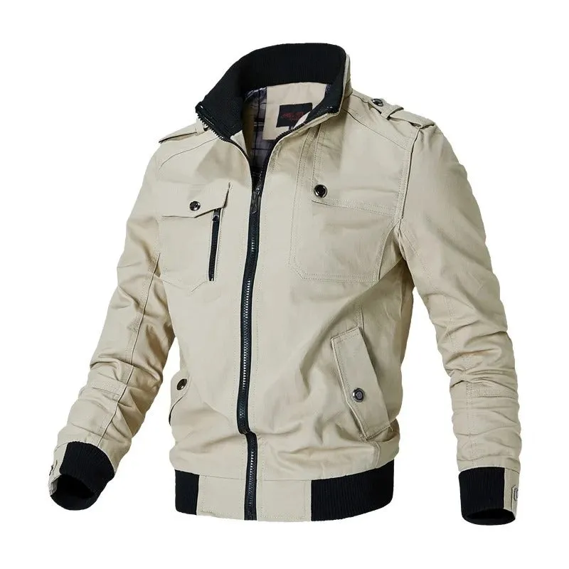 Casual Comfortable Windbreaker Bomber Jacket for Men | Perfect for Casual Days