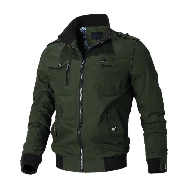 Casual Comfortable Windbreaker Bomber Jacket for Men | Perfect for Casual Days
