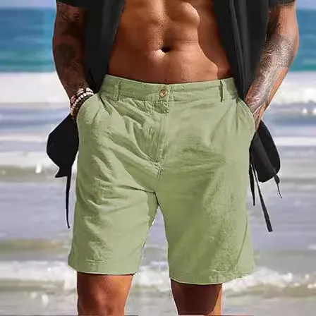 Comfortable and Breathable Men's Beach Shorts with Pocket