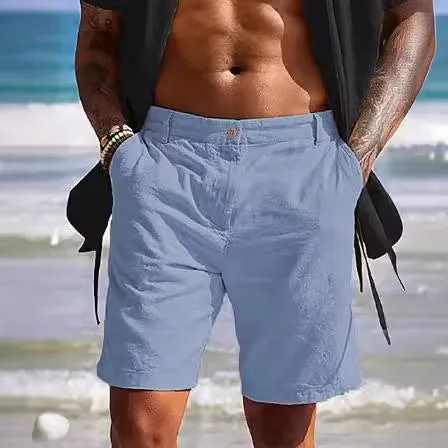 Comfortable and Breathable Men's Beach Shorts with Pocket