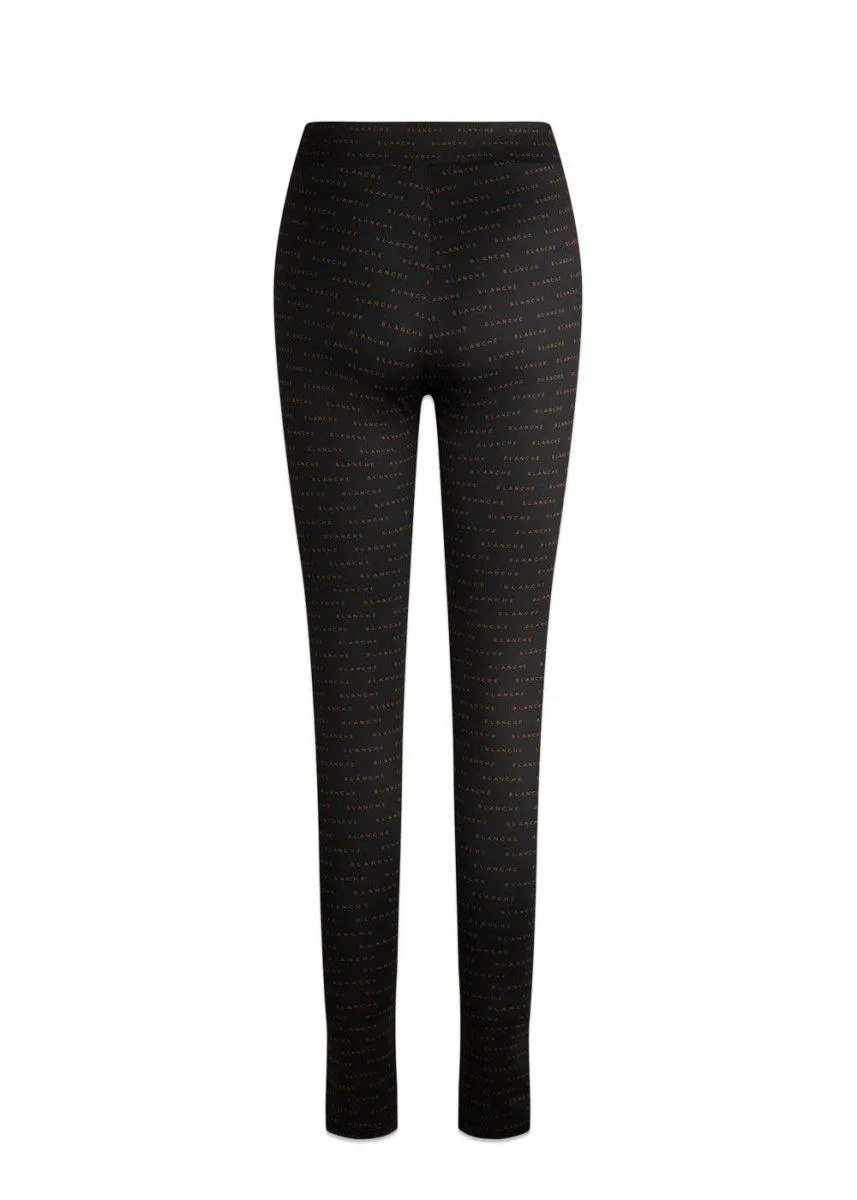 Comfy Leggings - Black/Brown