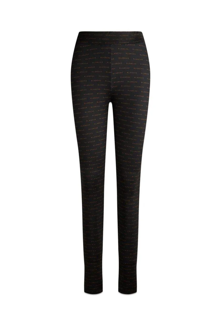 Comfy Leggings - Black/Brown