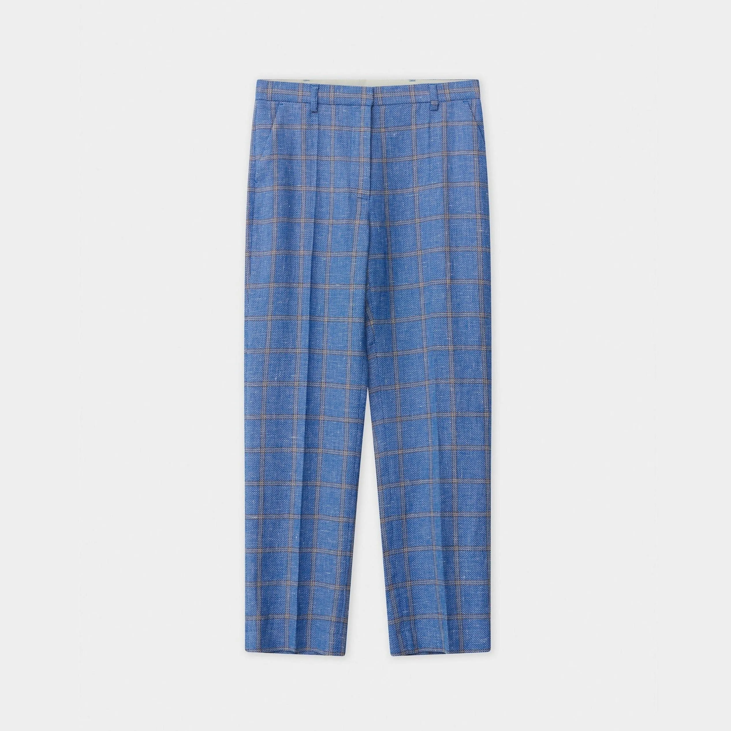 DAY Birger ét Mikkelsen Classic Summertime Check Pants Lapis Blue