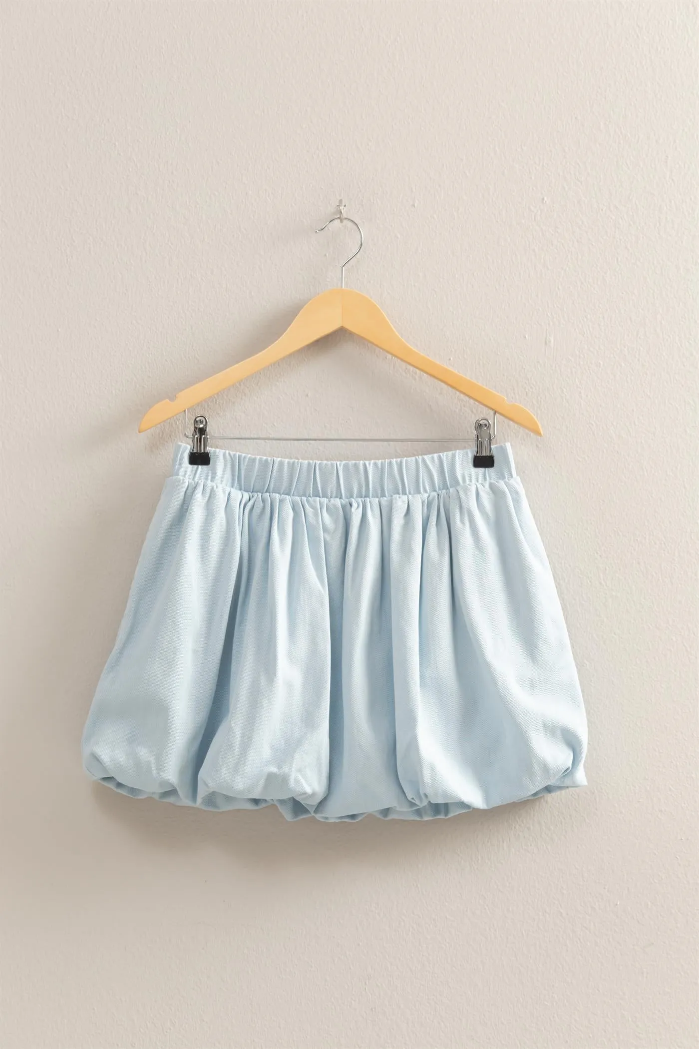 DZ25A799-Trendy High Waist Woven Bubble Skirt