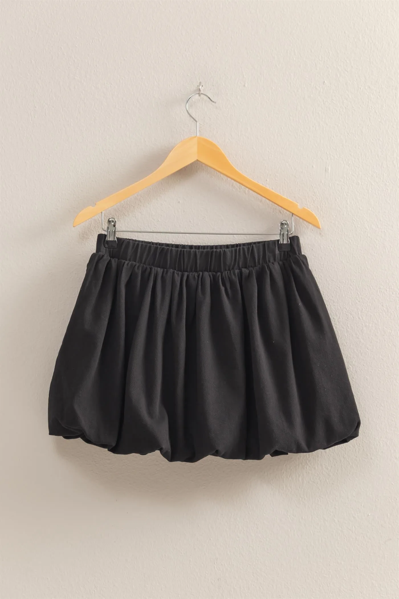 DZ25A799-Trendy High Waist Woven Bubble Skirt