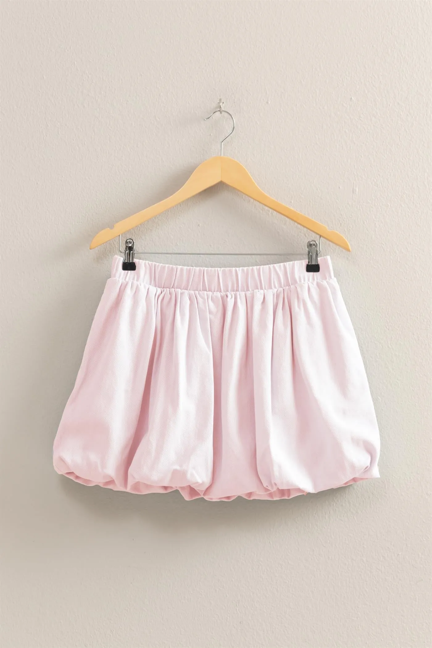 DZ25A799-Trendy High Waist Woven Bubble Skirt