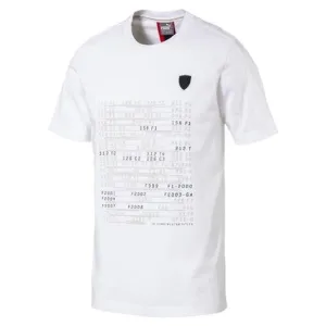 Ferrari T-shirt, Puma F1 Graphic, White, 2017