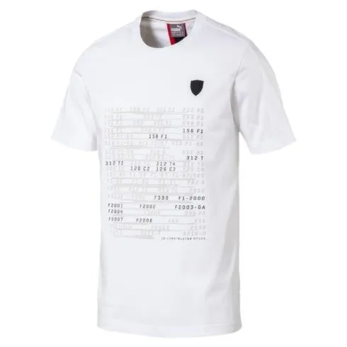 Ferrari T-shirt, Puma F1 Graphic, White, 2017