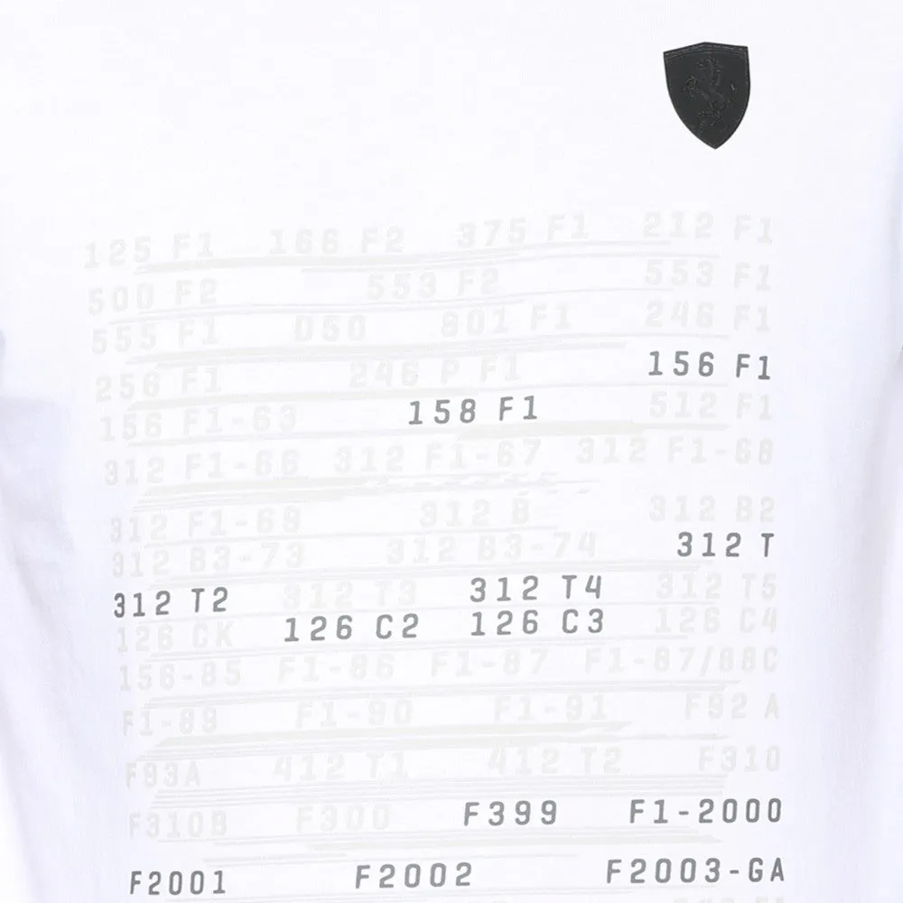 Ferrari T-shirt, Puma F1 Graphic, White, 2017