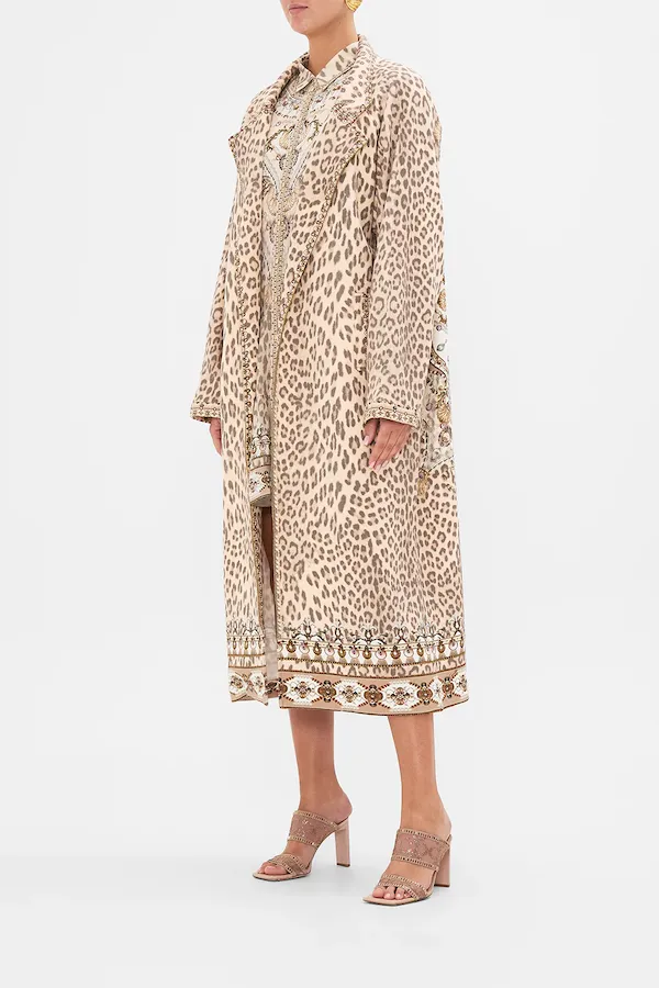 FLEECE TRENCH COAT