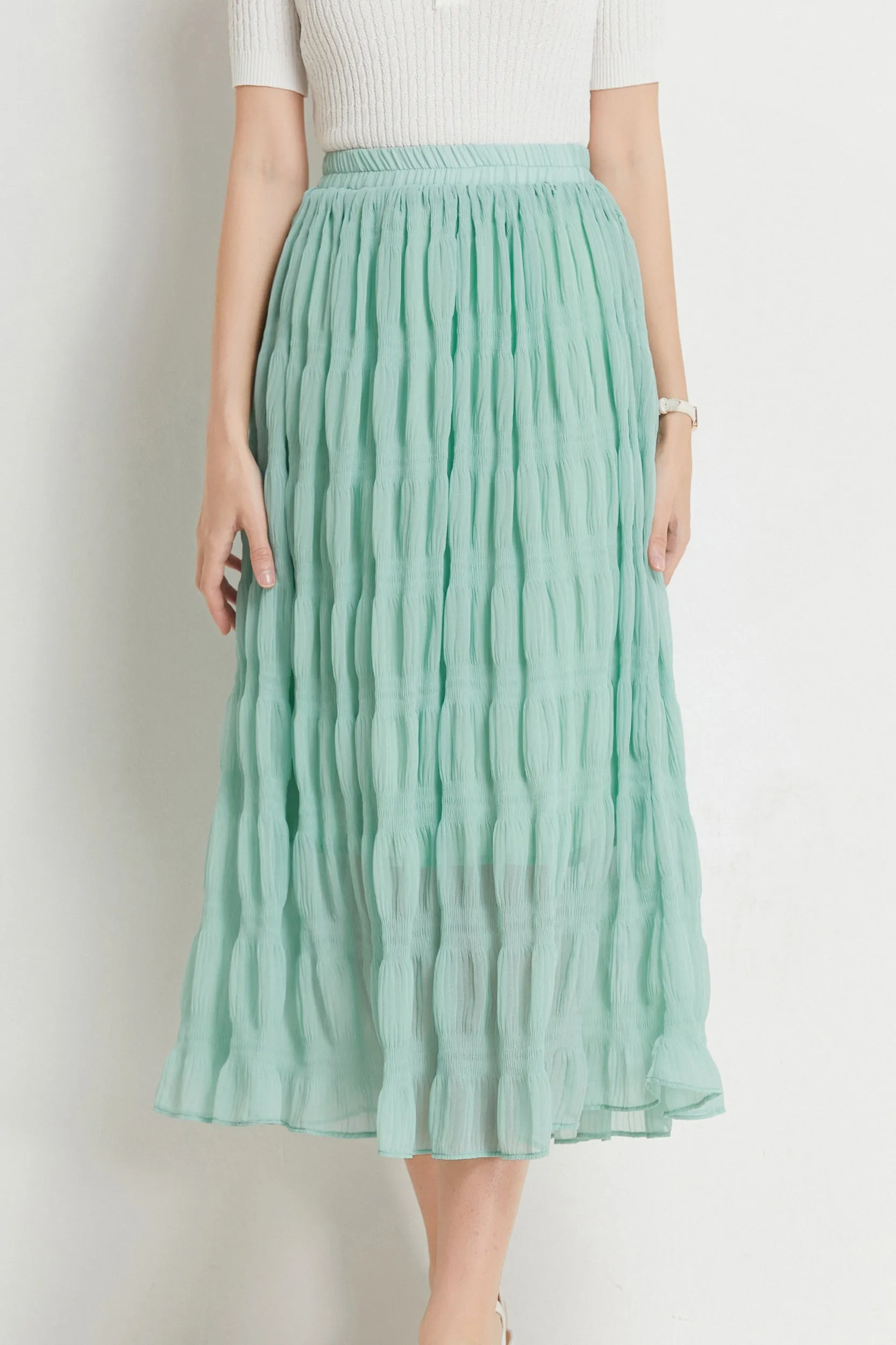 Gracie A-line Midi Skirt