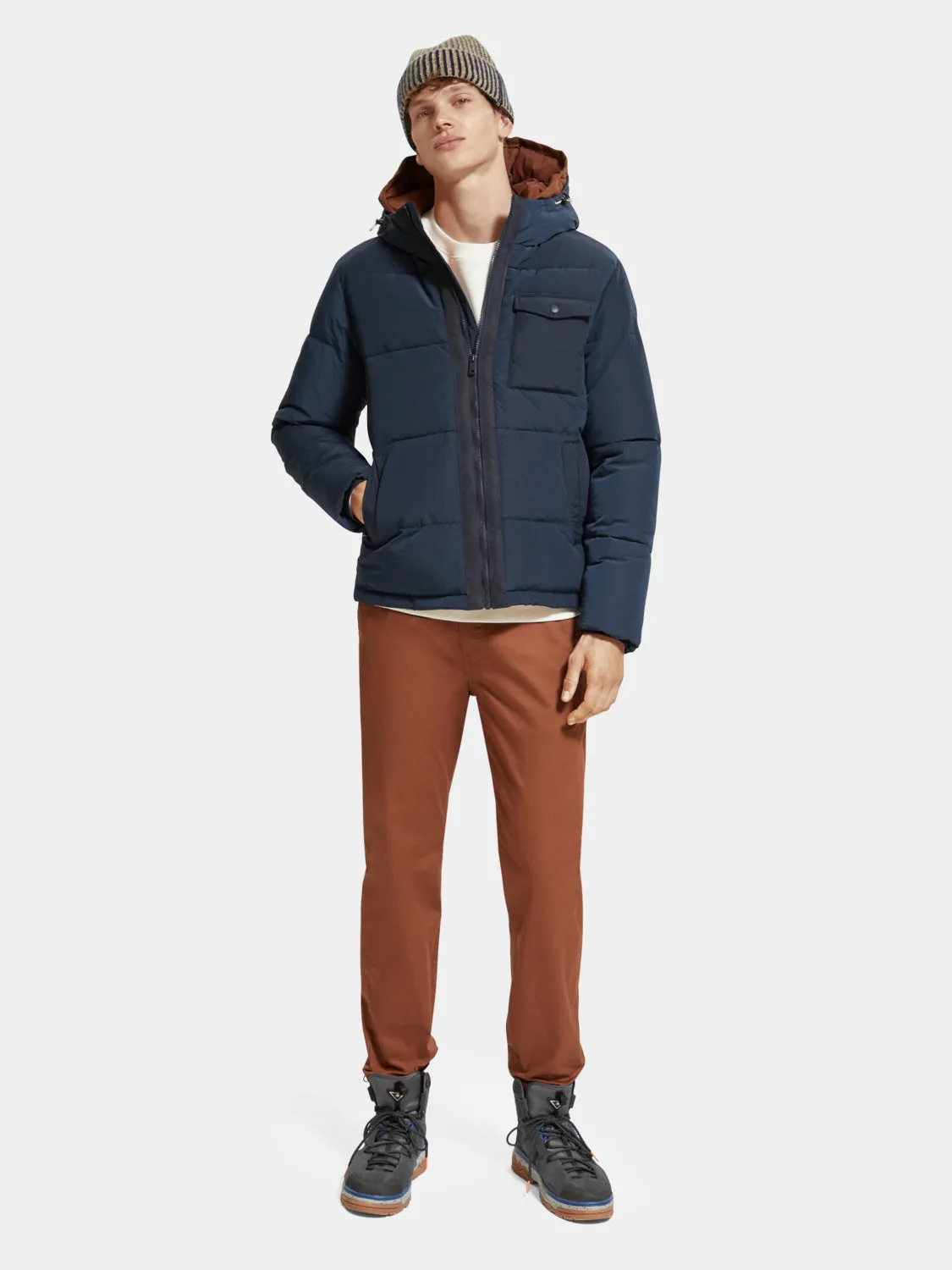 Hooded puffer jacket