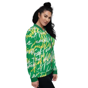 Humble Sportswear™ Women's Urban Green Bomber Jacket