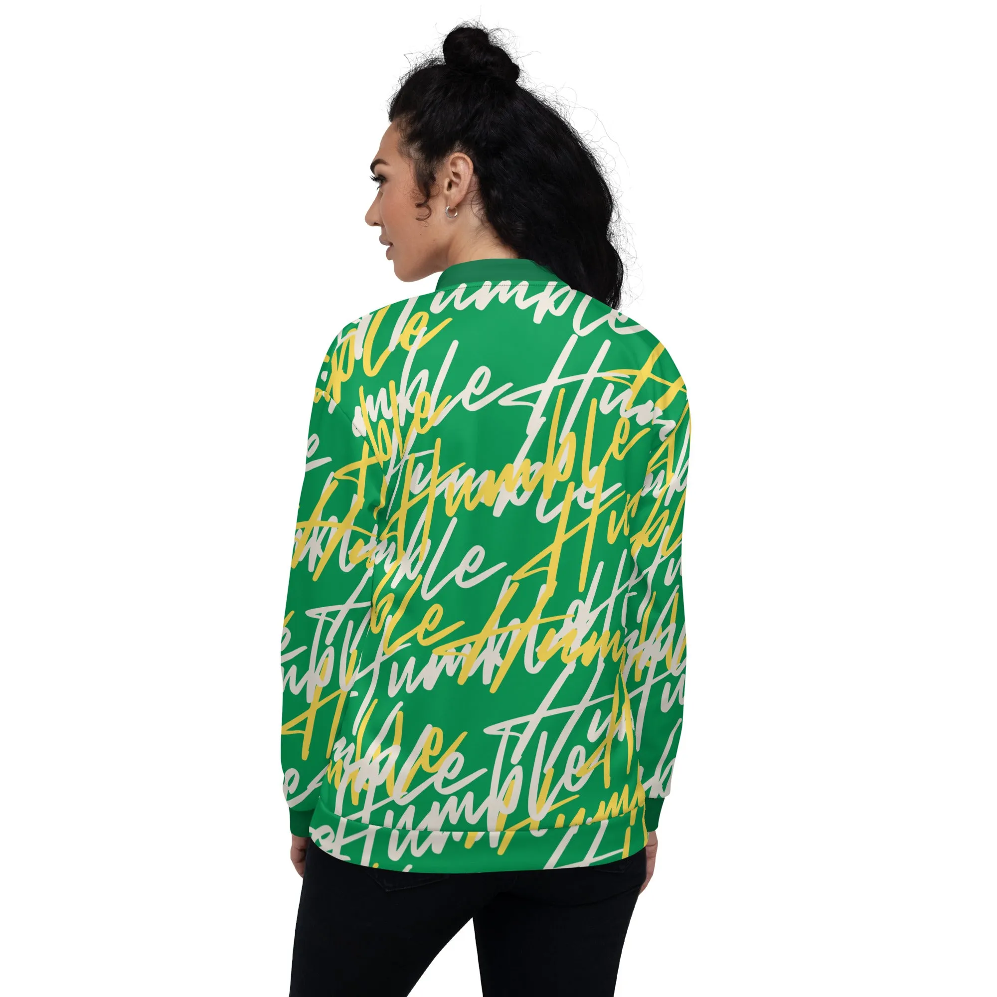 Humble Sportswear™ Women's Urban Green Bomber Jacket