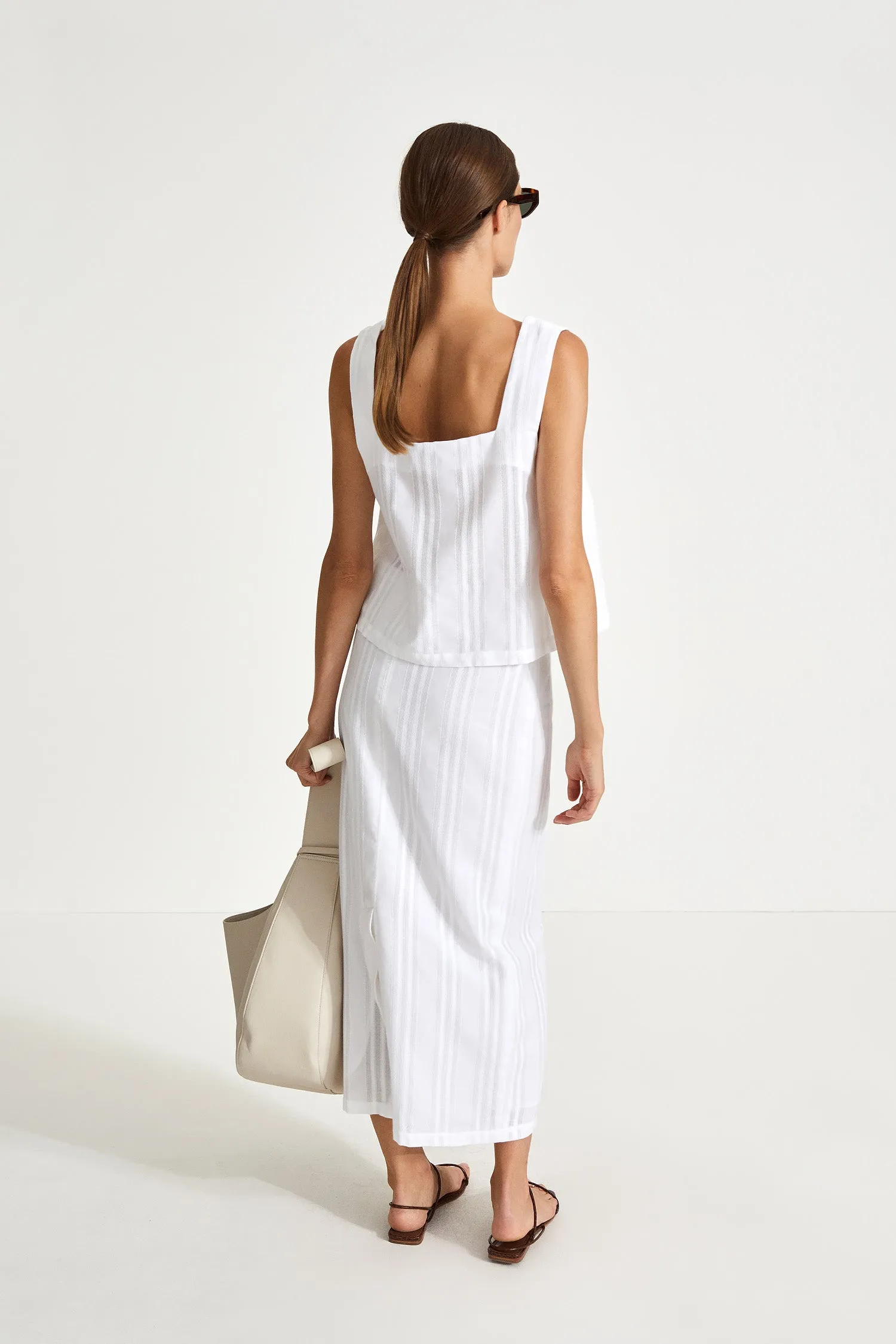 JANINA SKIRT - WHITE