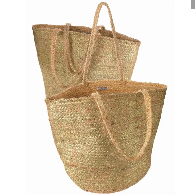Natural Jute Beach Bags