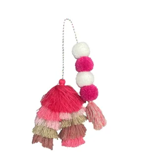 Pink Market Bogg Bag Tassel
