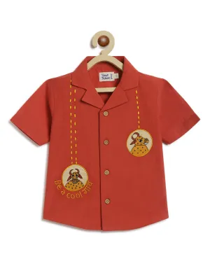 Pre-Order: Unisex Cool Guy Shirt-Maroon