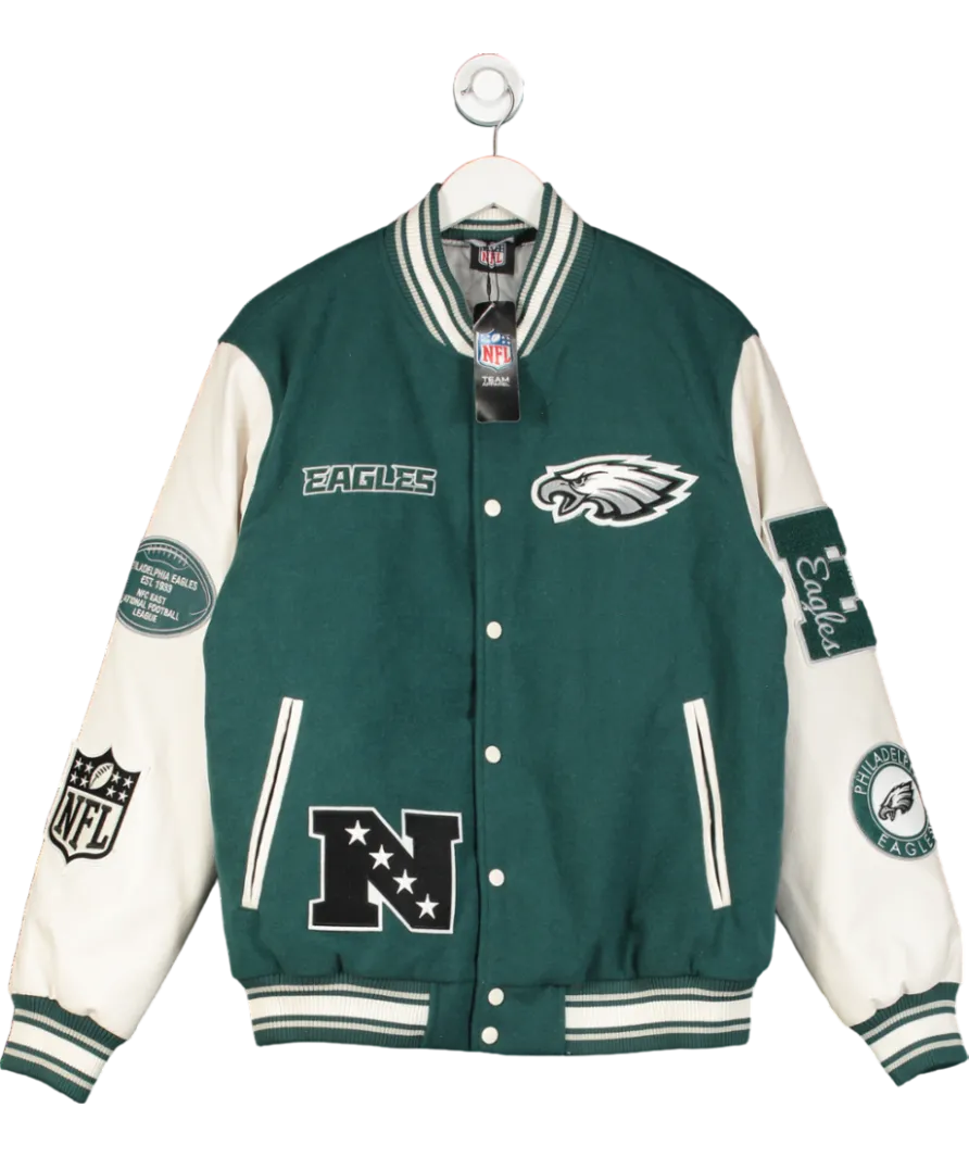 Primark Green X Eagles Team Bomber Jacket UK L