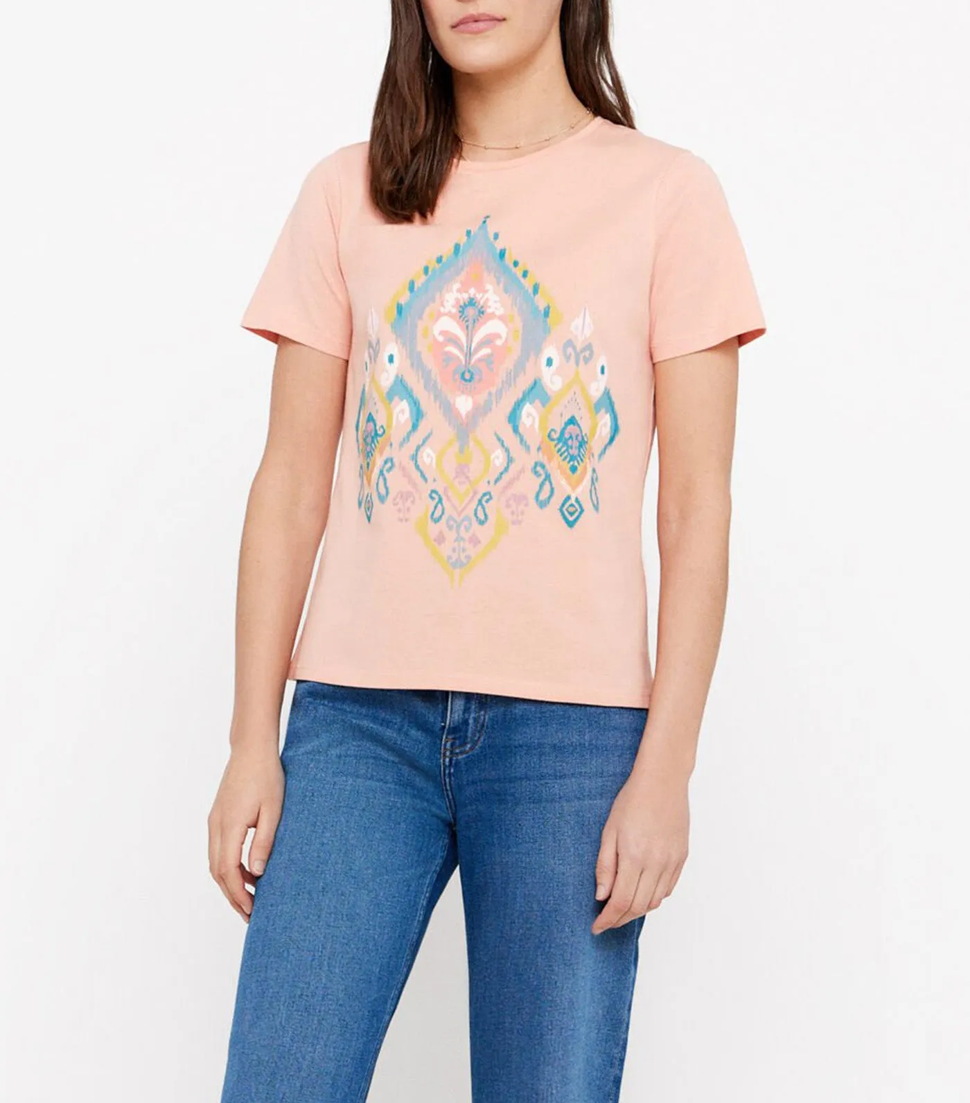 Printed T-Shirt Coral