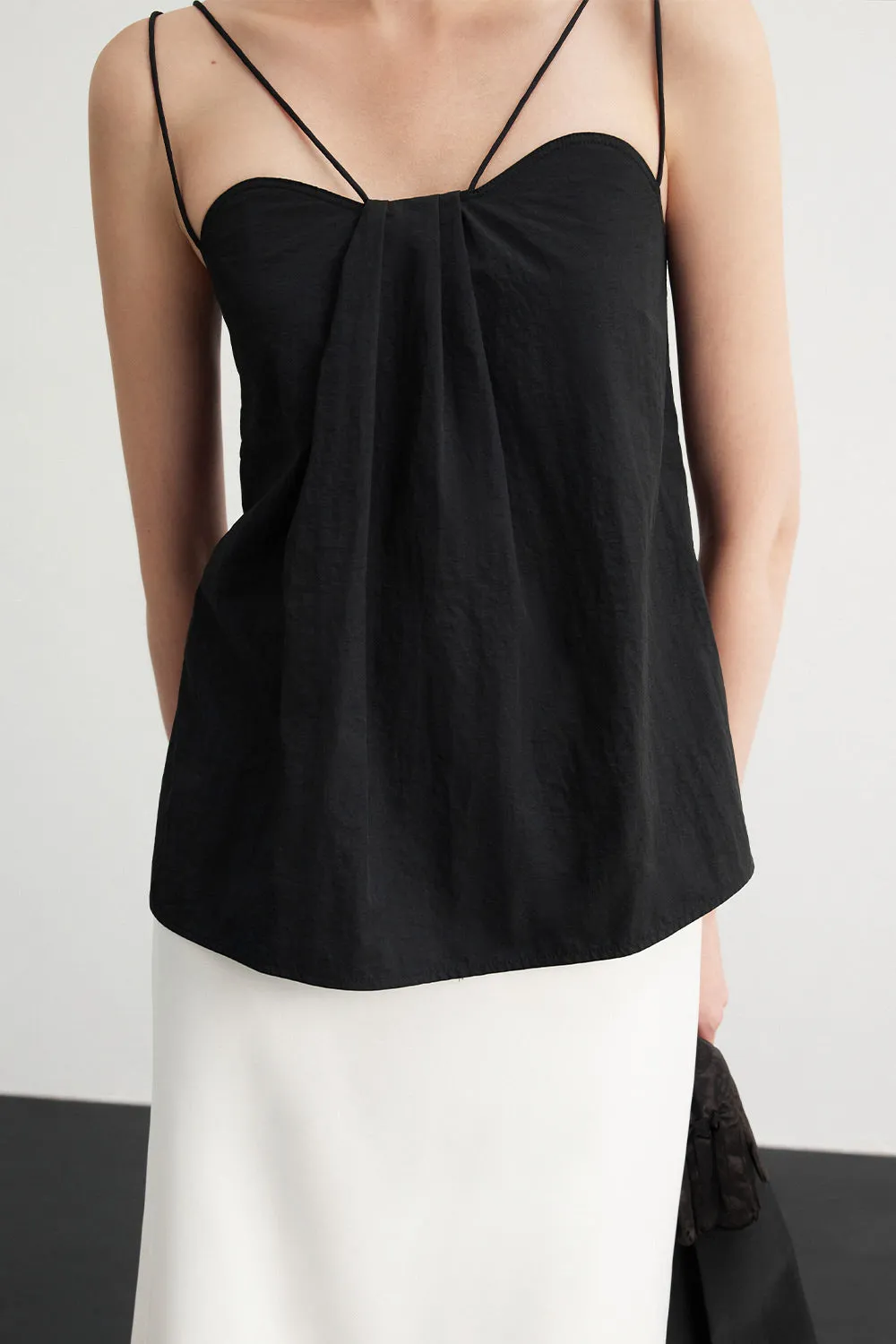 Rumi A-line High Waist Silk Ankle Length Skirt