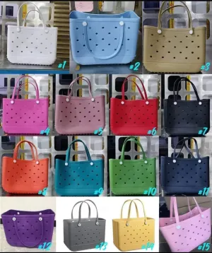 SOLID COLOR LARGE BAGS