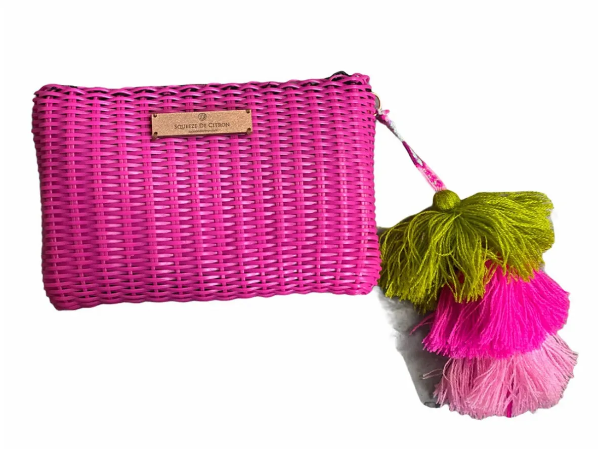 Squeeze de Citron Hot Pink Lemon Drop Citron Bag
