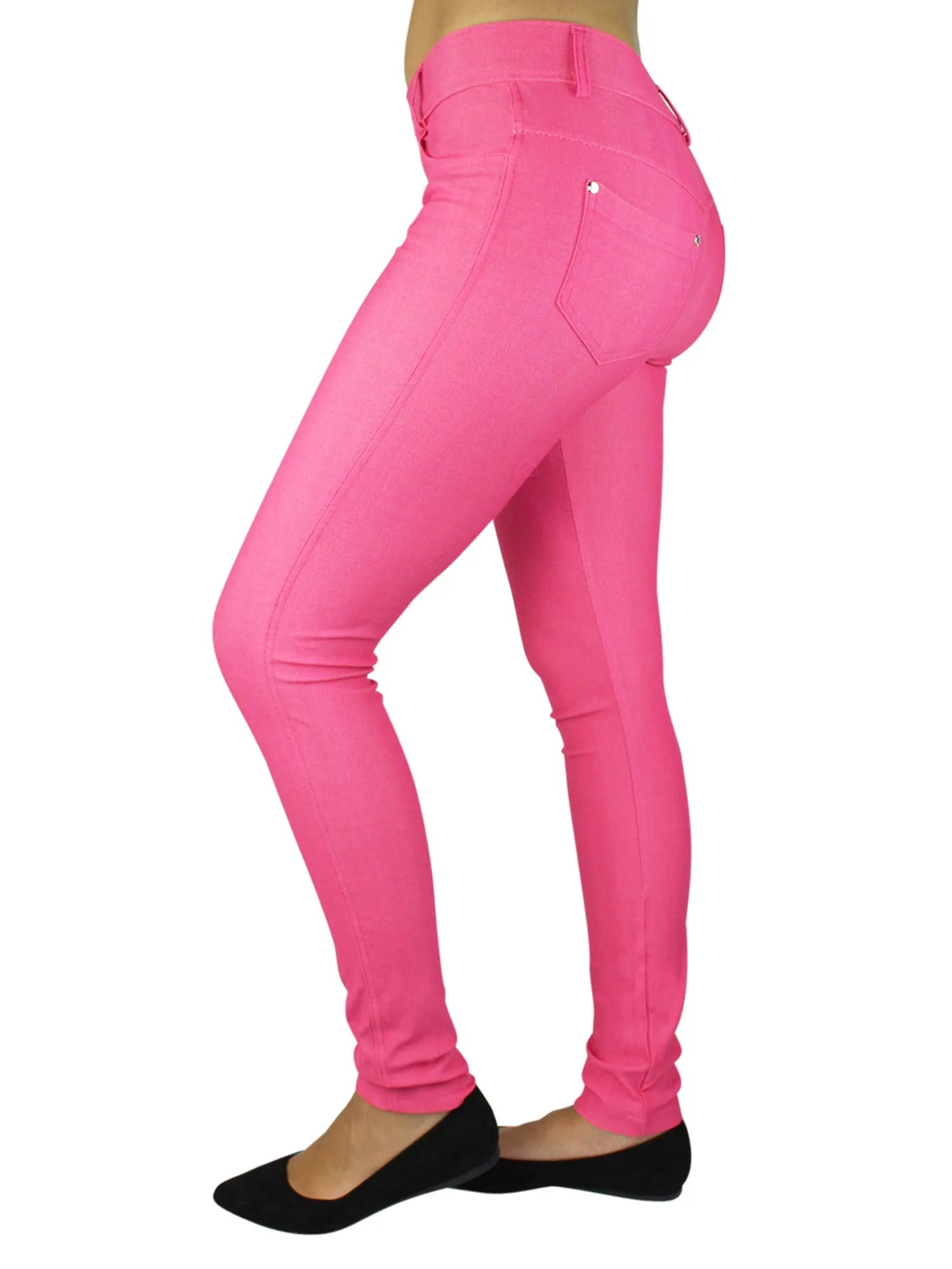 Stretchy 5 Pocket Jean Leggings