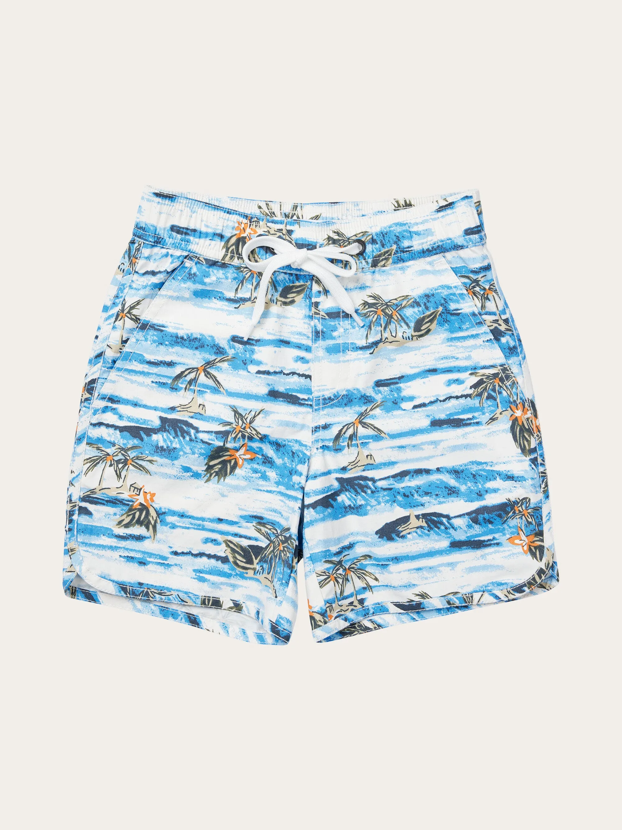 Swim shorts AOP with elastic waist - AOP
