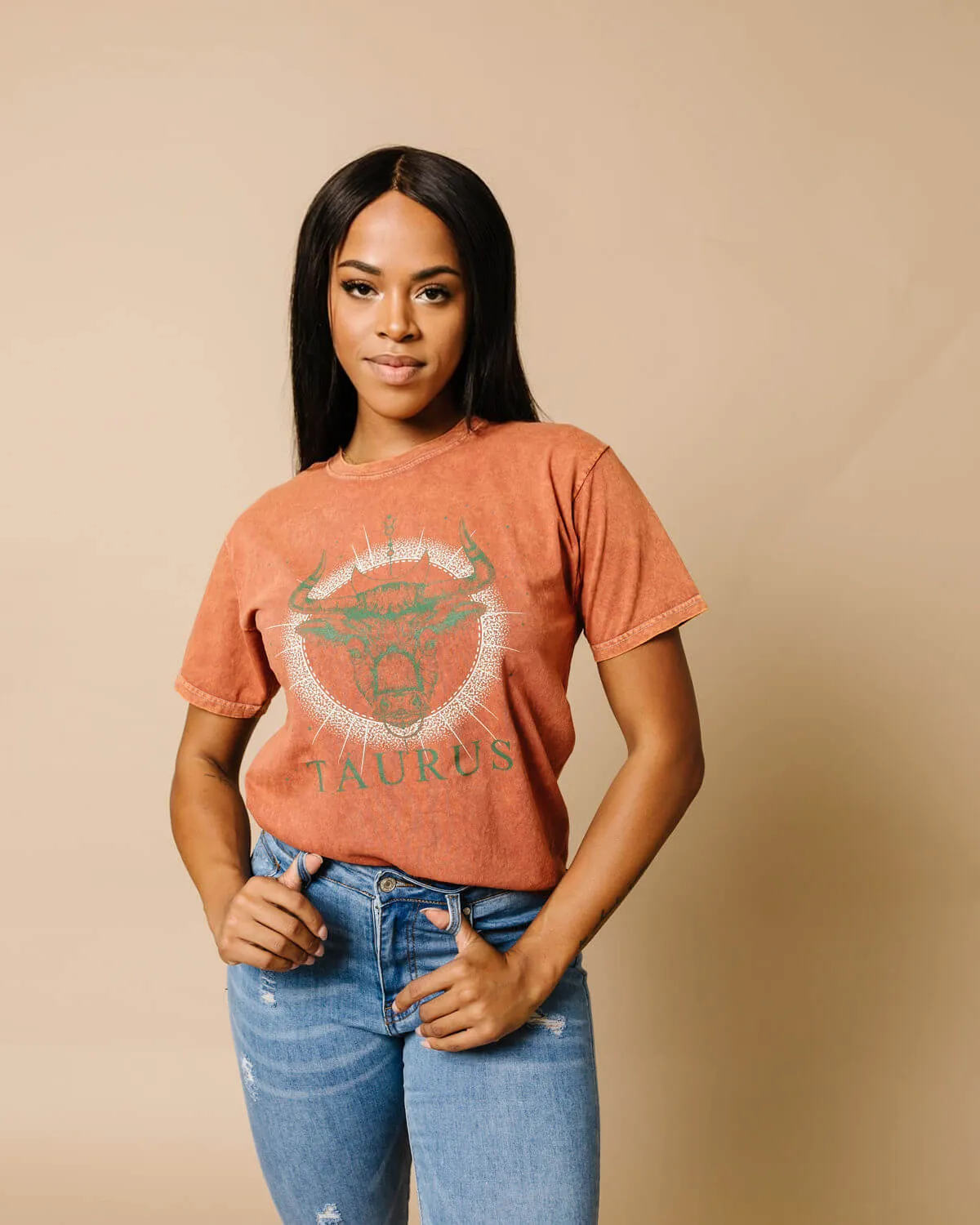 Taurus Zodiac Graphic Crew T-Shirt | S-3XL