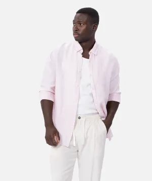The Trinidad Linen L/s Shirt - YD Rose