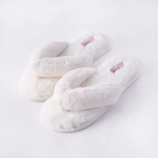 Winter Feet: Fluffy-Lined Flip Flops Designs